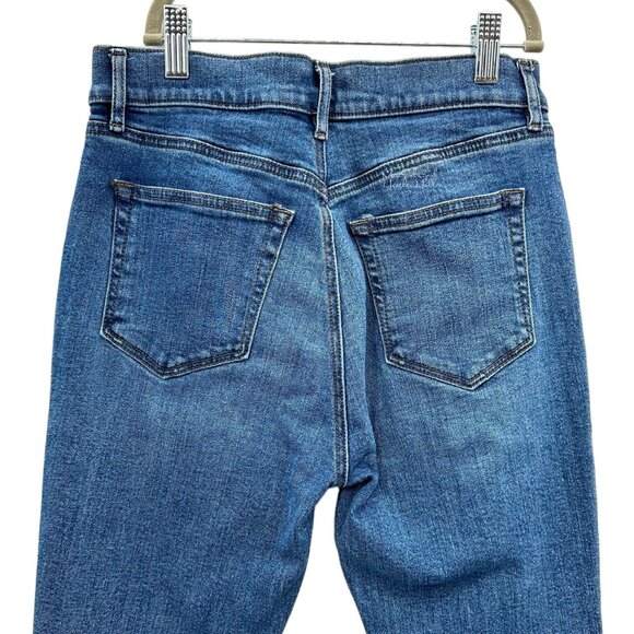 LOFT High Rise Button Fly Skinny Jeans 27 - Picture 3 of 6
